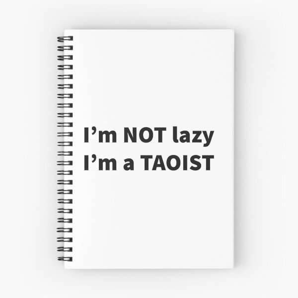 Item preview, I'm not lazy I'm a taoist designed and sold by 100PercentOtaku.