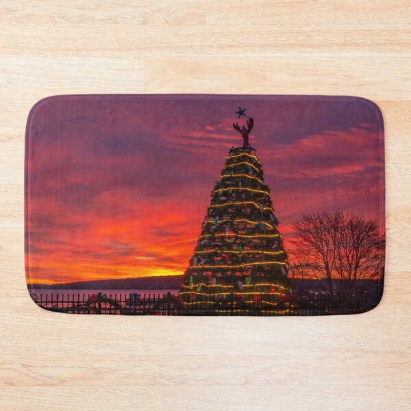 Item preview, Lobster Trap Christmas Tree at Sunrise 12/13/21 designed and sold by LindaCPhoto.