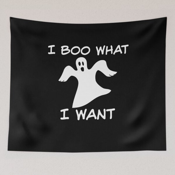 Item preview, cute Halloween Ghost: I BOO what I want designed and sold by EstelleStar.