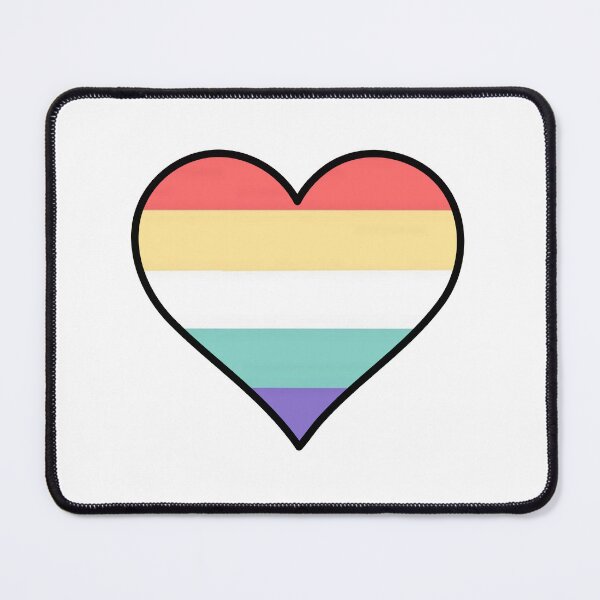 Item preview, sapphic flag heart designed and sold by sapphic clown clowning hard.