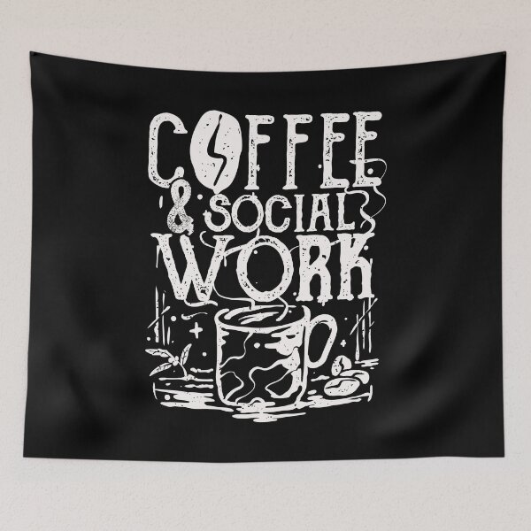 Item preview, Coffee & social work designed and sold by valuestees.