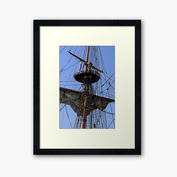 KALMAR NYCKEL Rigging Framed Art Print