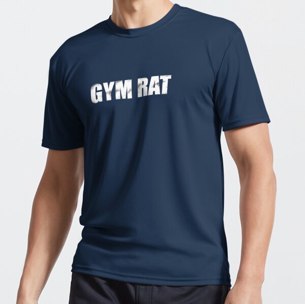 Womens Gym Rat T-Shirt funny cool fitness weightlifting workout gym V-Neck  T-Shirt