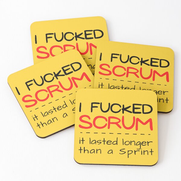 Item preview, I fucked scrum. It lasted longer than a sprint designed and sold by trendingatees.