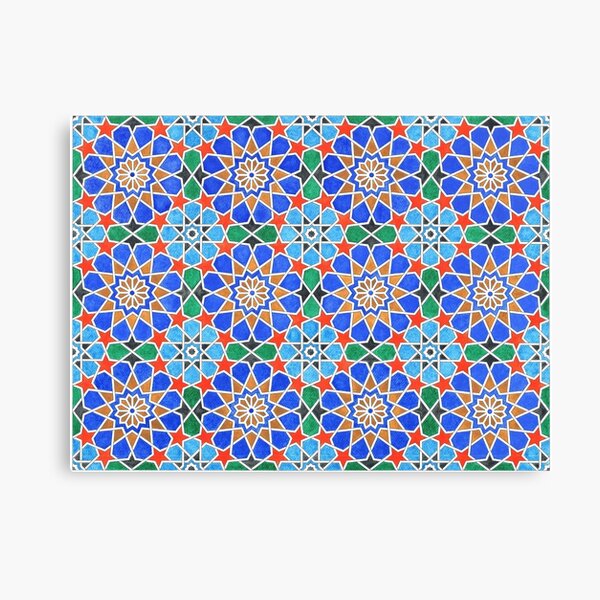 Item preview, 12 and 8 rosettes tiling designed and sold by BastouBach ART.