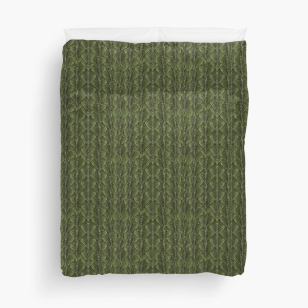 Green Dragonscales Duvet Cover