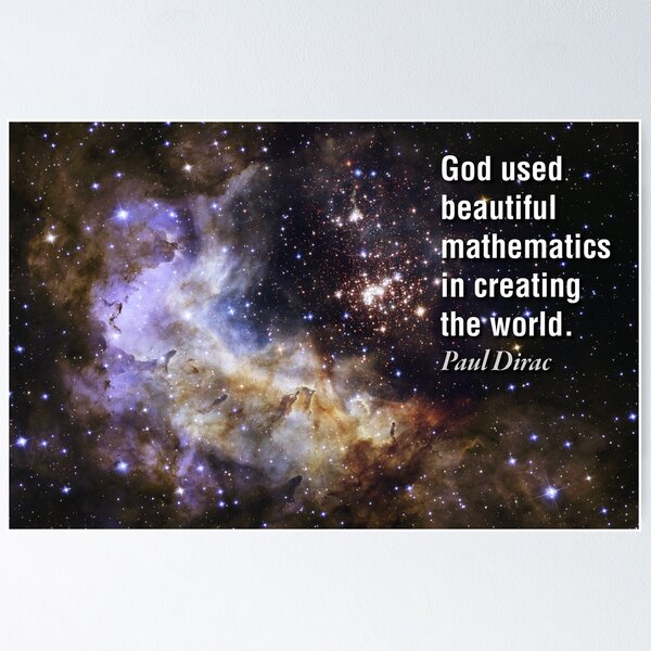 Item preview, Quote by Paul Dirac designed and sold by ThalassaStudios.