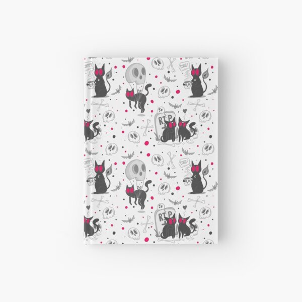 Vista previa del artículo con la obra «Patrón de gato espeluznante», diseñado y vendido por Jess.a.creates.