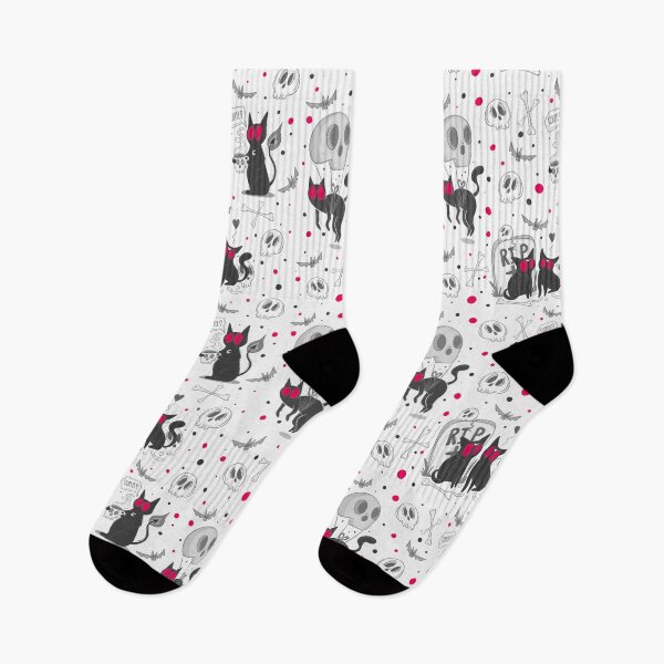 Item preview, Spooky cat pattern designed and sold by Jess.a.creates.