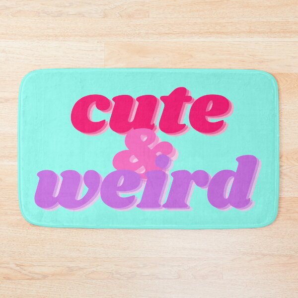 Item preview, Cute & Weird Pink and Purple shadow quirky contemporary retro vintage designed and sold by marie-inks.