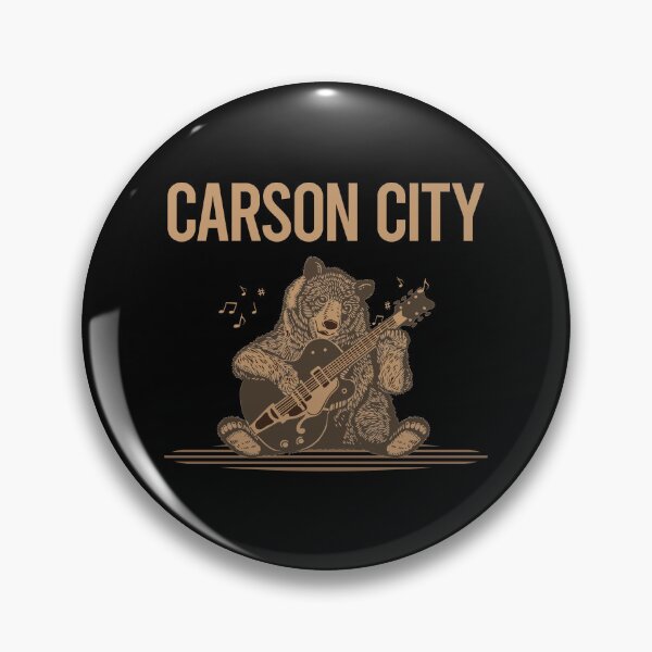 Item preview, Bear With Guitar Carson City designed and sold by BloodMoneyTwit.