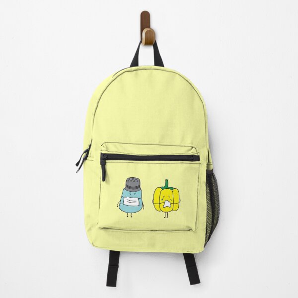 Item preview, cute pepper bottle wearing mask with yellow pepper sneezing designed and sold by wordspotrayal.