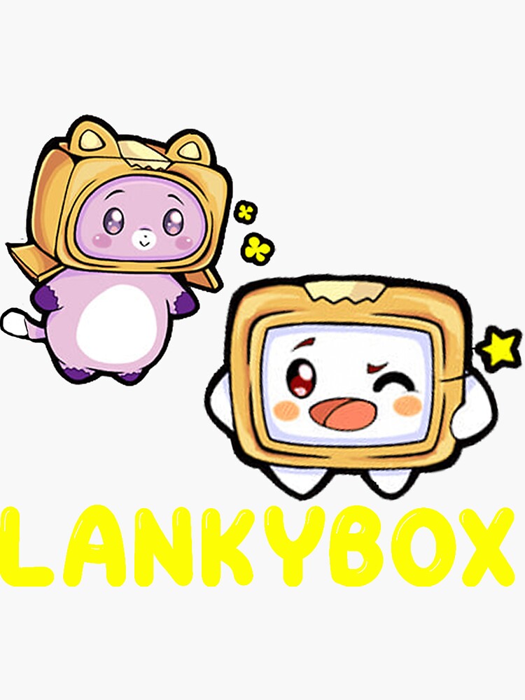 Lankybox Sticker For Sale By Rebbeccawagner Redbubble