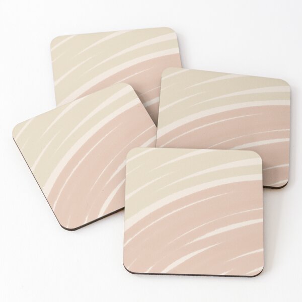 Item preview, Neutral Swirl Wavy Lines Maximalist Pattern Retro Style Cute Aesthetic Tan & Muted Yellow designed and sold by scorpiolane.