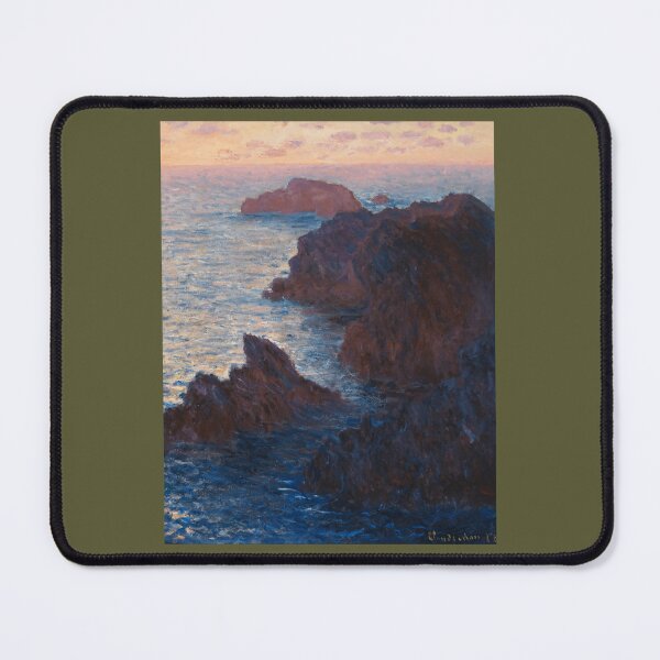 Item preview, Rocks at Belle-lle, Port-Domois by Claude Monet Classic designed and sold by Milani570726.