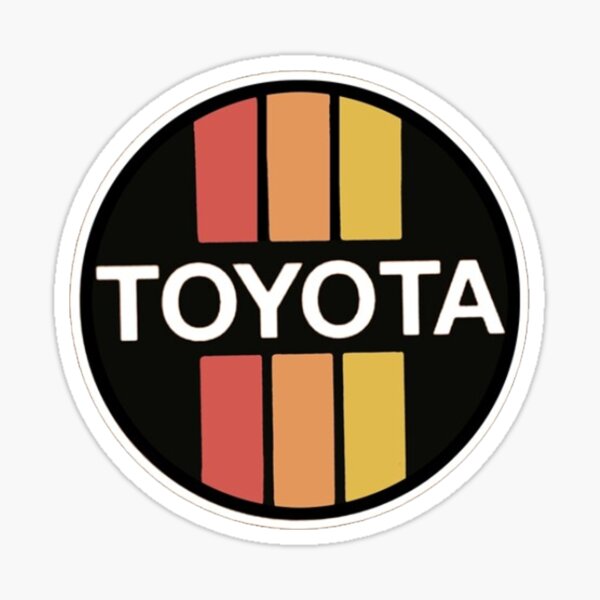 "toyota logo" Sticker for Sale by jonnydalton Redbubble