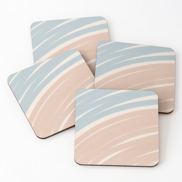 Item preview, Neutral Swirl Wavy Lines Maximalist Pattern Retro Style Cute Aesthetic Deep Blue & Tan designed and sold by scorpiolane.
