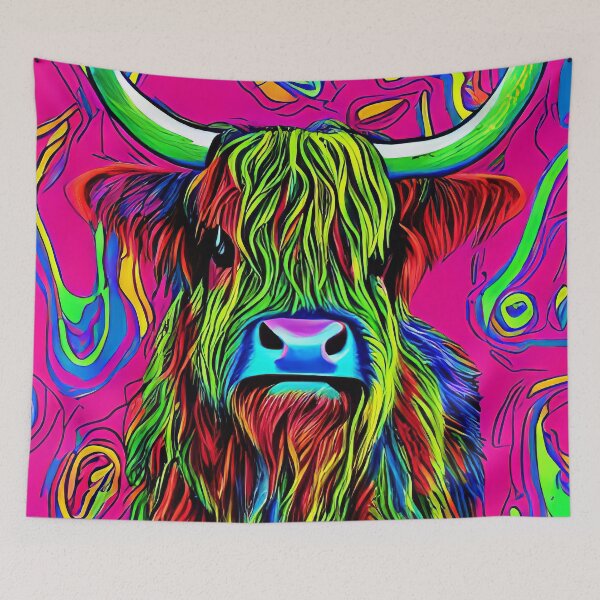 Item preview, Highland Cow Contemporary Artwork designed and sold by davidelder.