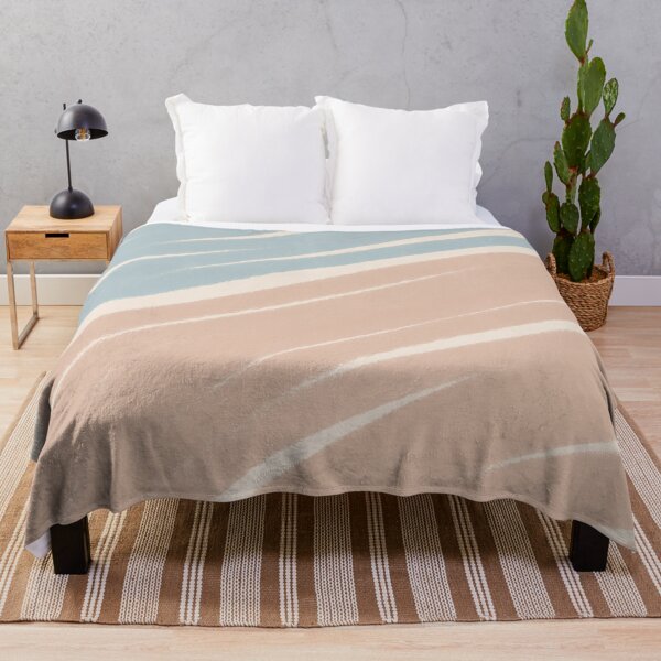 Item preview, Neutral Swirl Wavy Lines Maximalist Pattern Retro Style Cute Aesthetic Deep Blue & Tan designed and sold by scorpiolane.