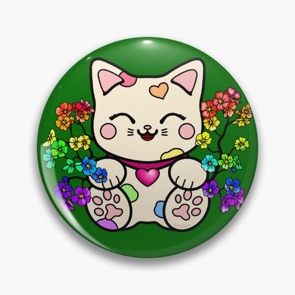 Item preview, Happy Rainbow Kitty designed and sold by Art by Veya.