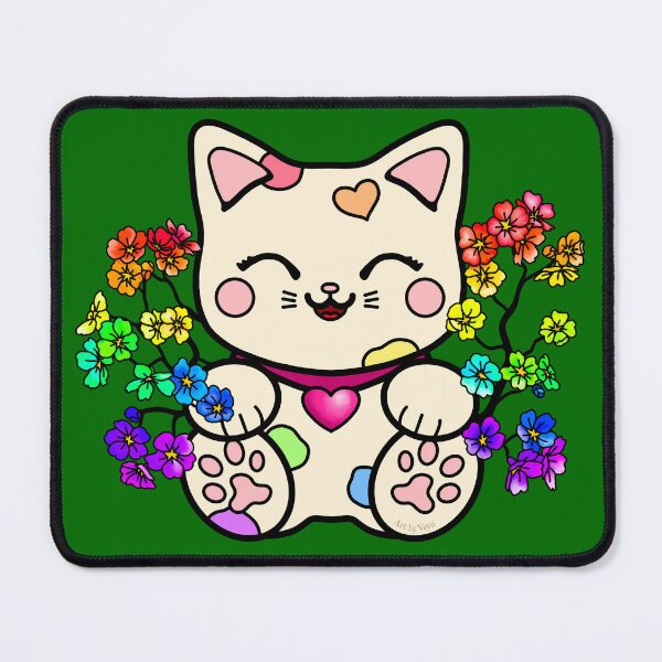 Item preview, Happy Rainbow Kitty designed and sold by Art by Veya.