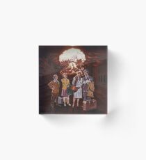 Mushroom Travel Acrylic Block
