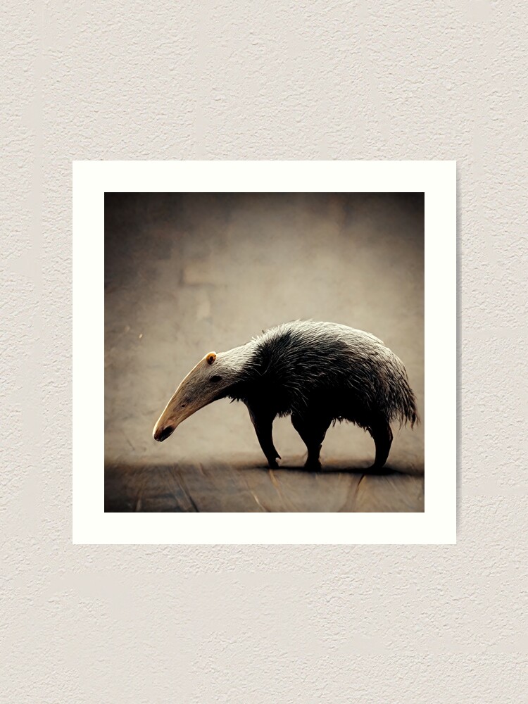 Lámina artística for Sale con la obra «Dibujo de un oso hormiguero