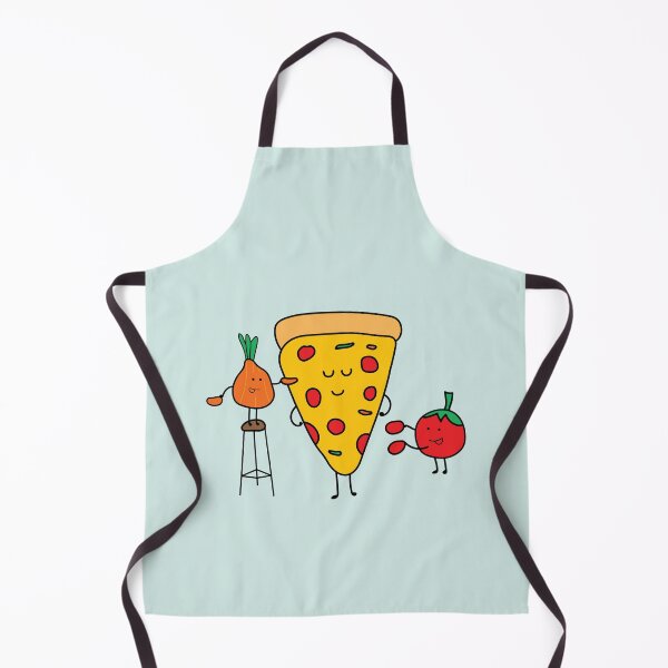 Item preview, cute pizza with tomato and onion designed and sold by wordspotrayal.