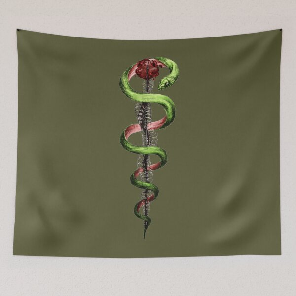 Item preview, Rod of Asclepius medical symbol artwork Classic designed and sold by Milani570726.