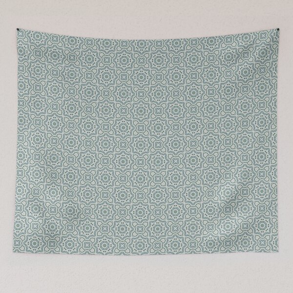 Item preview, Teal and White Textured Pattern designed and sold by Feramici.