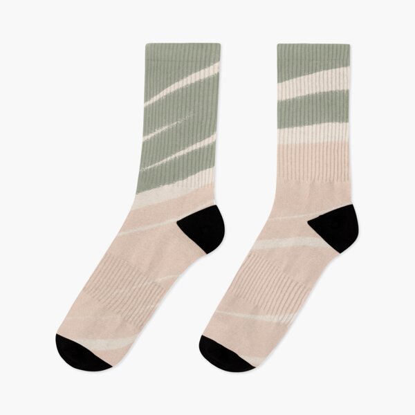 Item preview, Neutral Swirl Wavy Lines Maximalist Pattern Retro Style Cute Aesthetic Green & Muted Yellow designed and sold by scorpiolane.