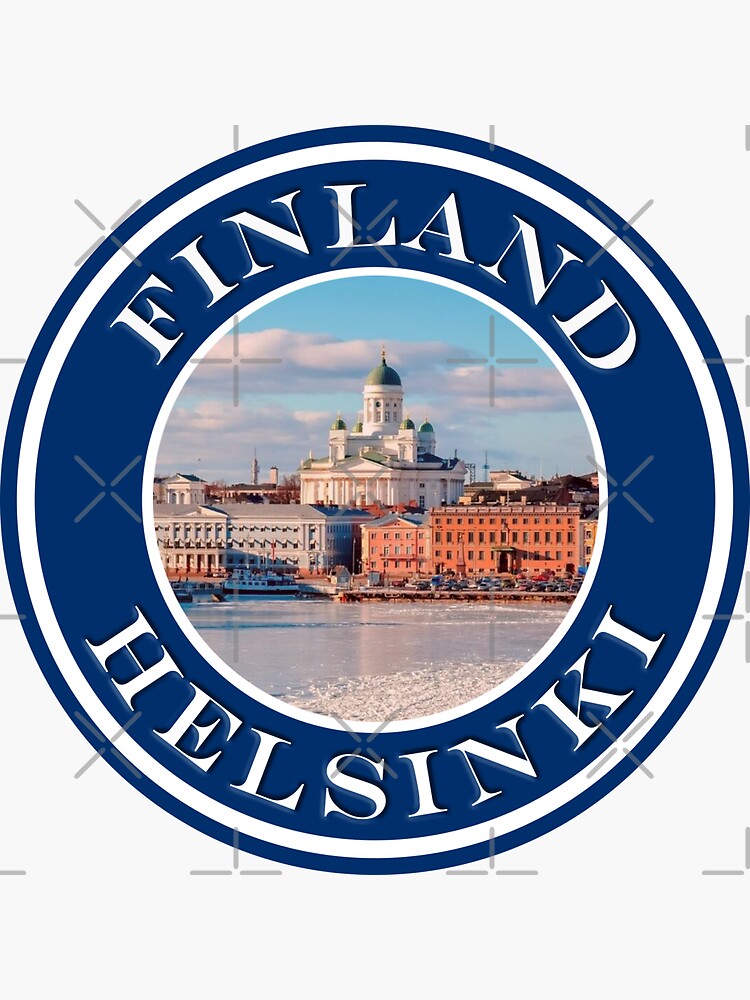 "Finland Helsinki Cartoon City Hall Passport Stamps Collection
