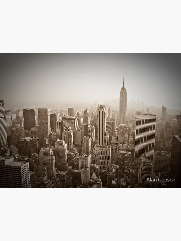 Empire State Building and Manhattan Skyline by AlanCopson