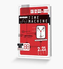 Time Machine Greeting Card