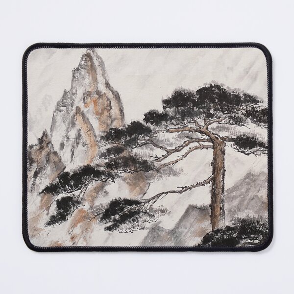 Item preview, Yellow Mountain in Rain designed and sold by Birgit Moldenhauer.
