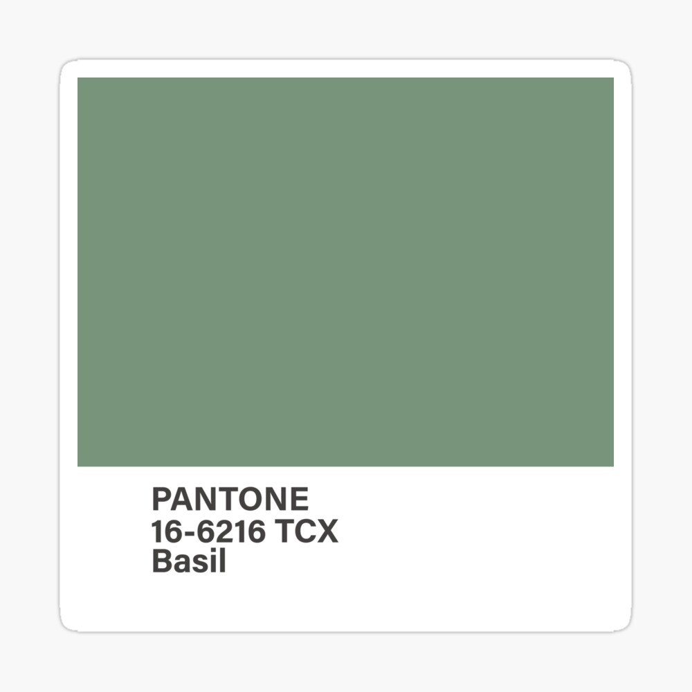 pantone 16 6216 TCX Basil