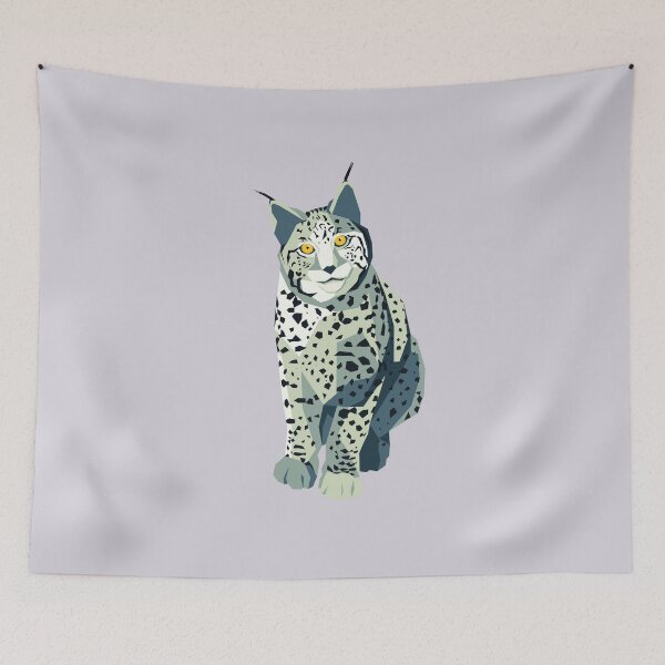 Item preview, Green Geometric Lynx designed and sold by SarcasticBadger.