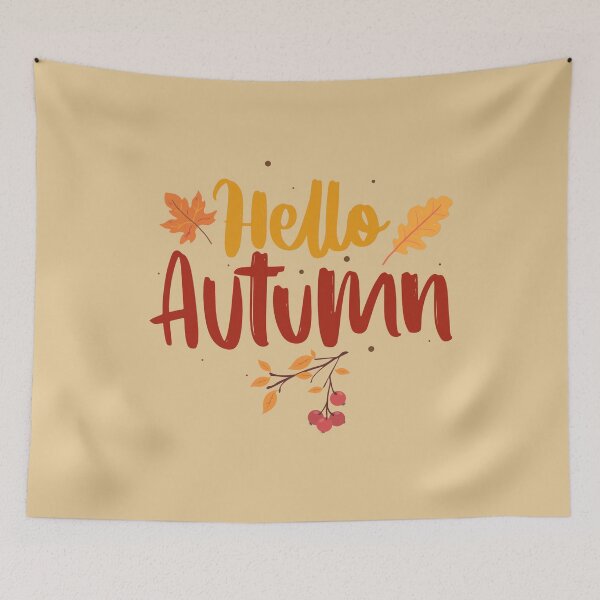 Item preview, Hello Autumn Fall Vibes designed and sold by GasconyPassion.