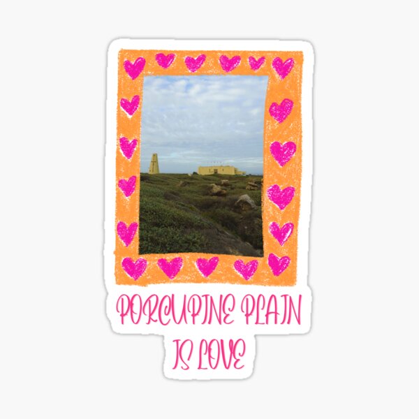 "Porcupine Plain" Sticker for Sale by DESIGNSOUTLET Redbubble