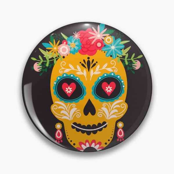 Item preview, Dia de los muertes skull. Mexican Day of the Dead.  designed and sold by CoCoArt-Ua.