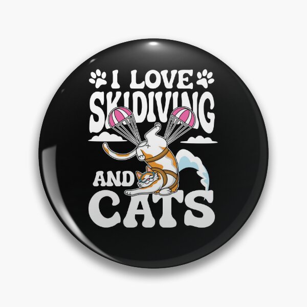 Item preview, Skydiving and cats designed and sold by valuestees.