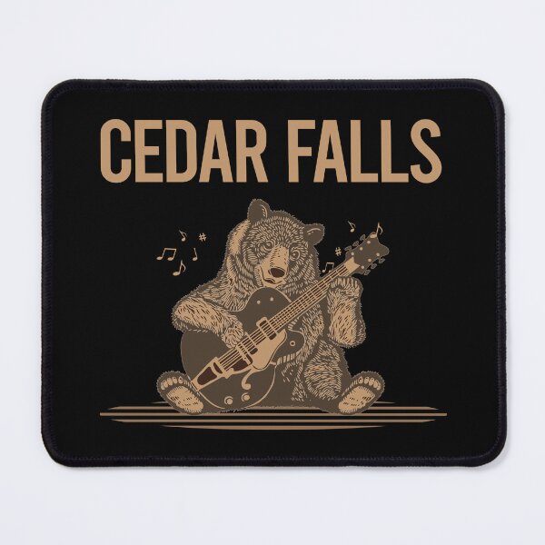 Item preview, Bear With Guitar Cedar Falls designed and sold by BloodMoneyTwit.