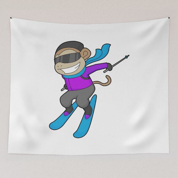 Item preview, Monkey Skier Ski designed and sold by Snabdesign84.