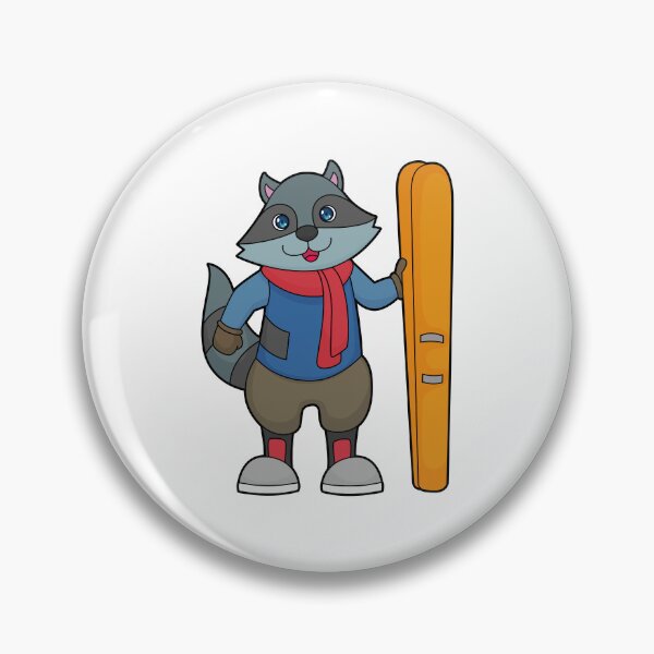 Item preview, Racoon Skier Ski designed and sold by Snabdesign84.