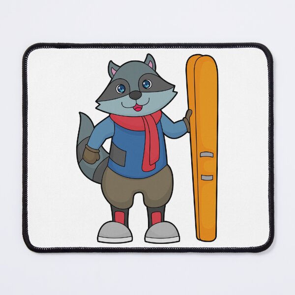Item preview, Raccoon Skier Ski designed and sold by Snabdesign84.