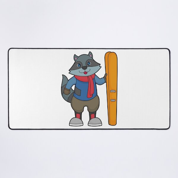 Item preview, Raccoon Skier Ski designed and sold by Snabdesign84.