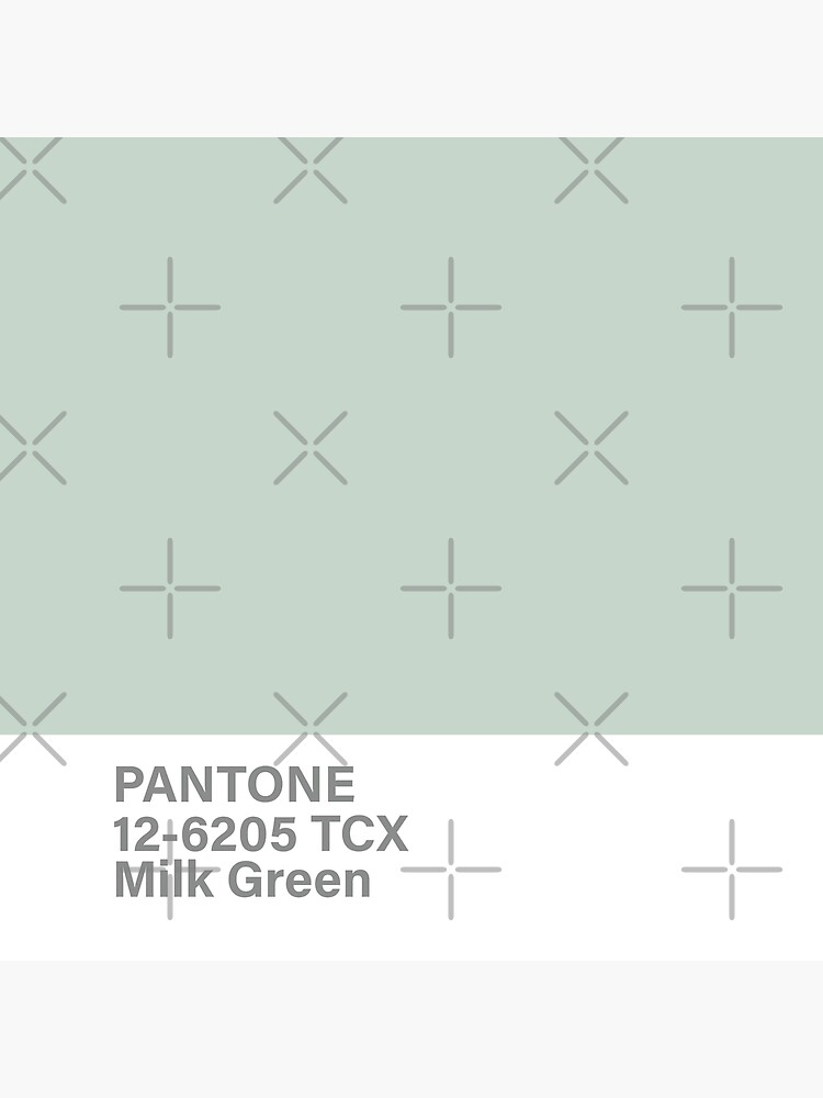 pantone 12-6205 TCX Milk Green Poster for Sale by princessmi-com