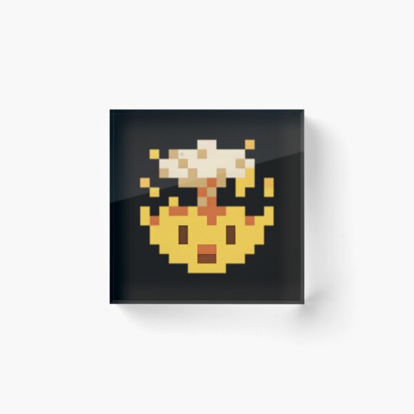 Item preview, Pixel Exploding Head Emoji Classic  designed and sold by shmonkapowh.