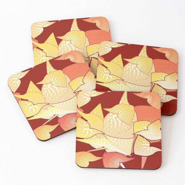 Item preview, “Alien Lilies” Abstract - Rust and Gold designed and sold by Marymarice.