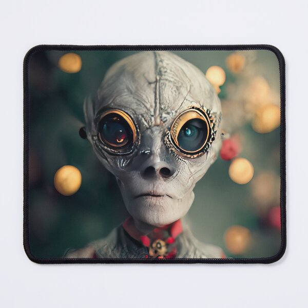 Item preview, Alien greetings Christmas card for Earthling's designed and sold by DigitalDreamArt.
